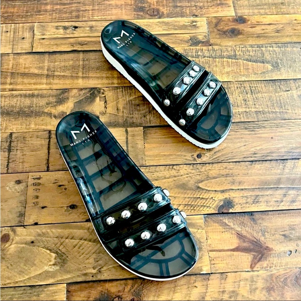 Marc Fisher Rubber Slides, Size 11